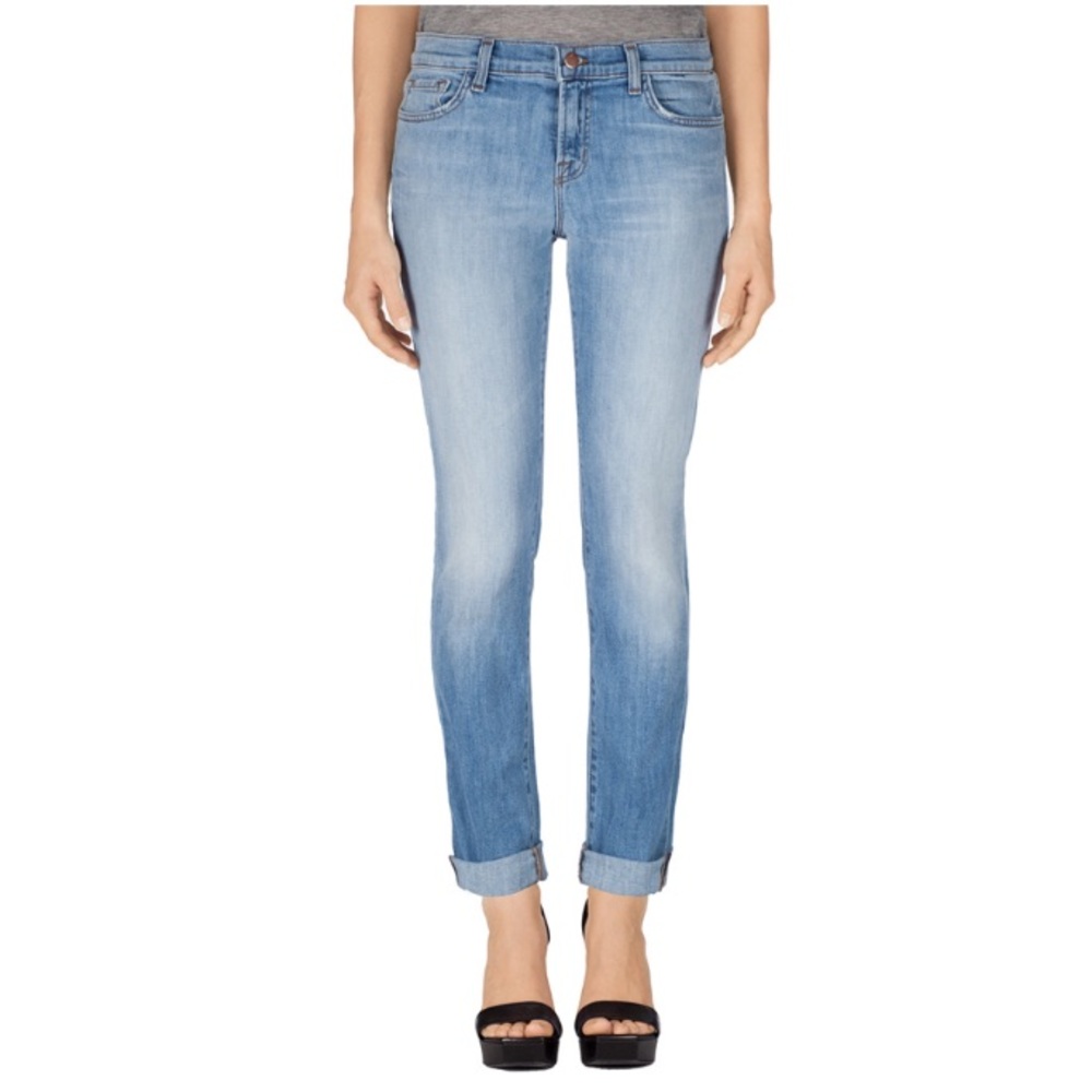J Brand “Jake” Skinny Jeans Light Wash Denim Mid Rise Women’s